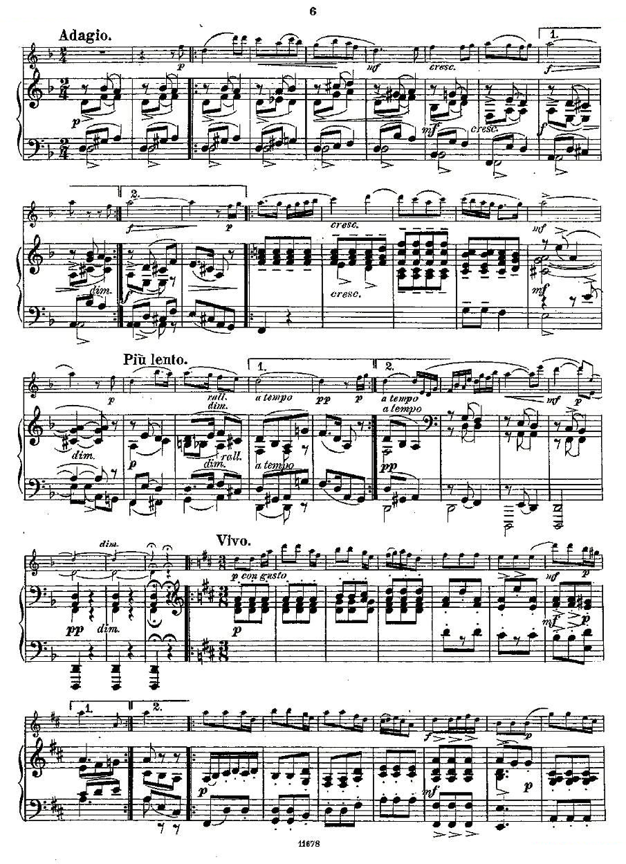 Fantaisies nationales. Op. 59, 1. （长笛 钢琴伴奏） 