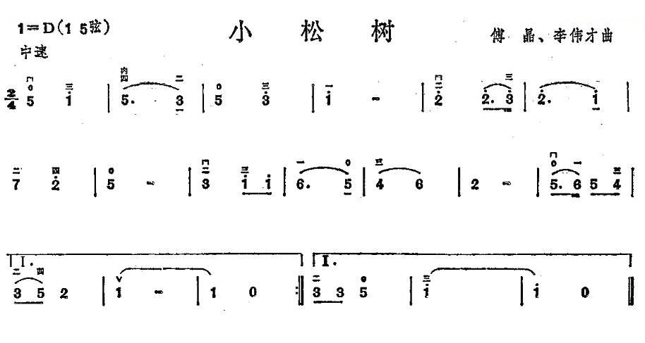 小松树 