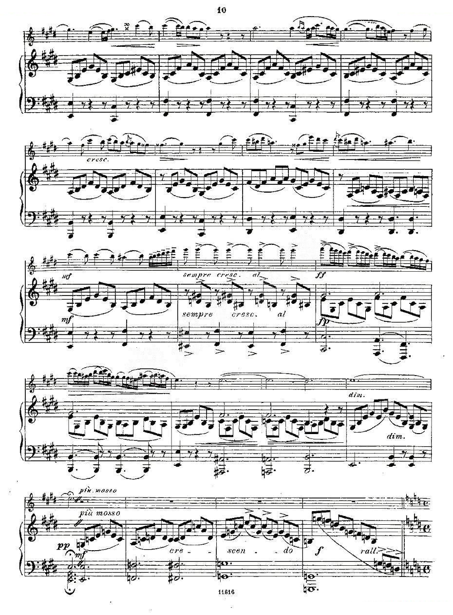 Opern-Transcriptionen.Op.45-2（长笛+钢琴伴奏） 笛萧谱