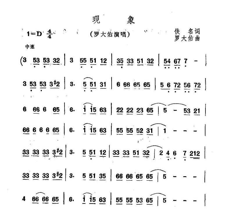 现象
