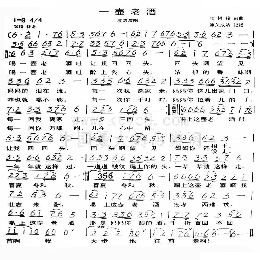 一壶老酒 
