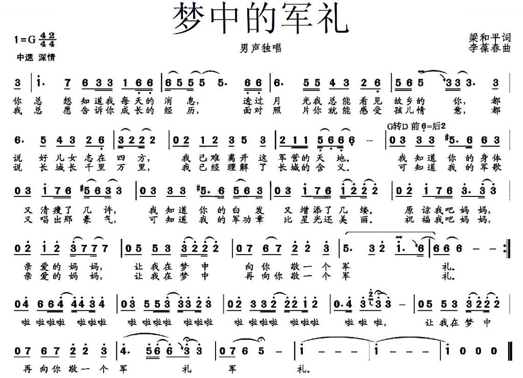 梦中的军礼