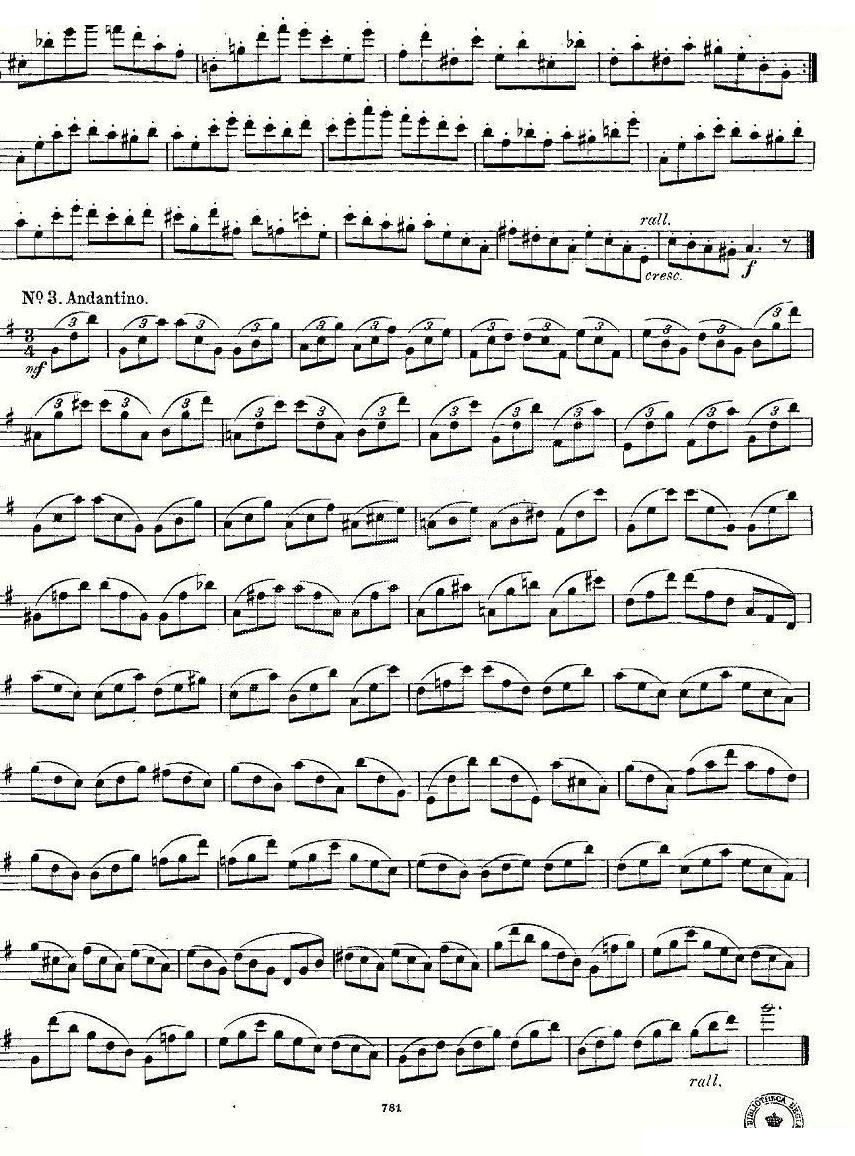 18 kleine Studien.Op.41 笛萧谱