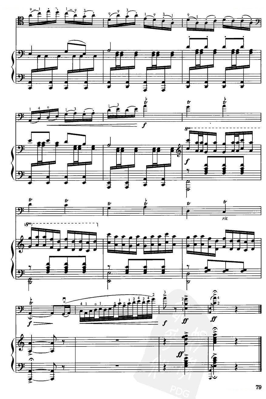 薅秧舞曲(大提琴）8 