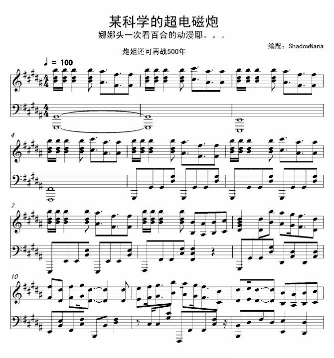 【娜娜】某科学的超电磁炮 