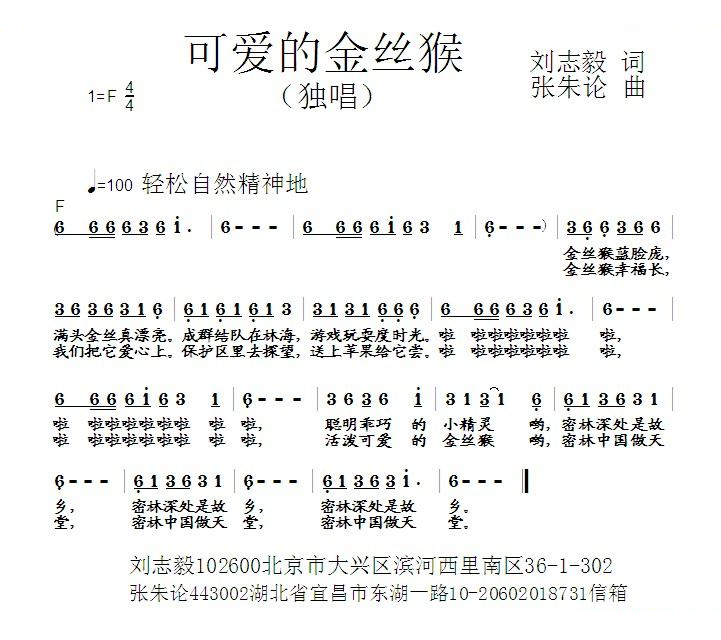 美丽的金丝猴