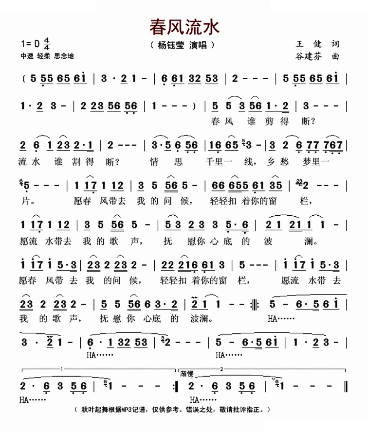 春风流水