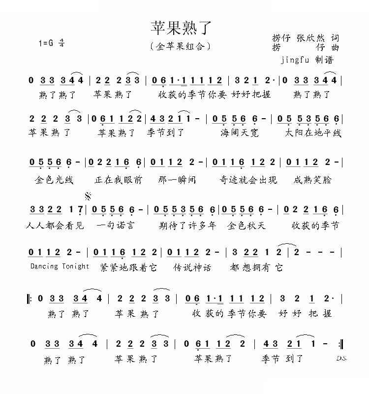 苹果熟了