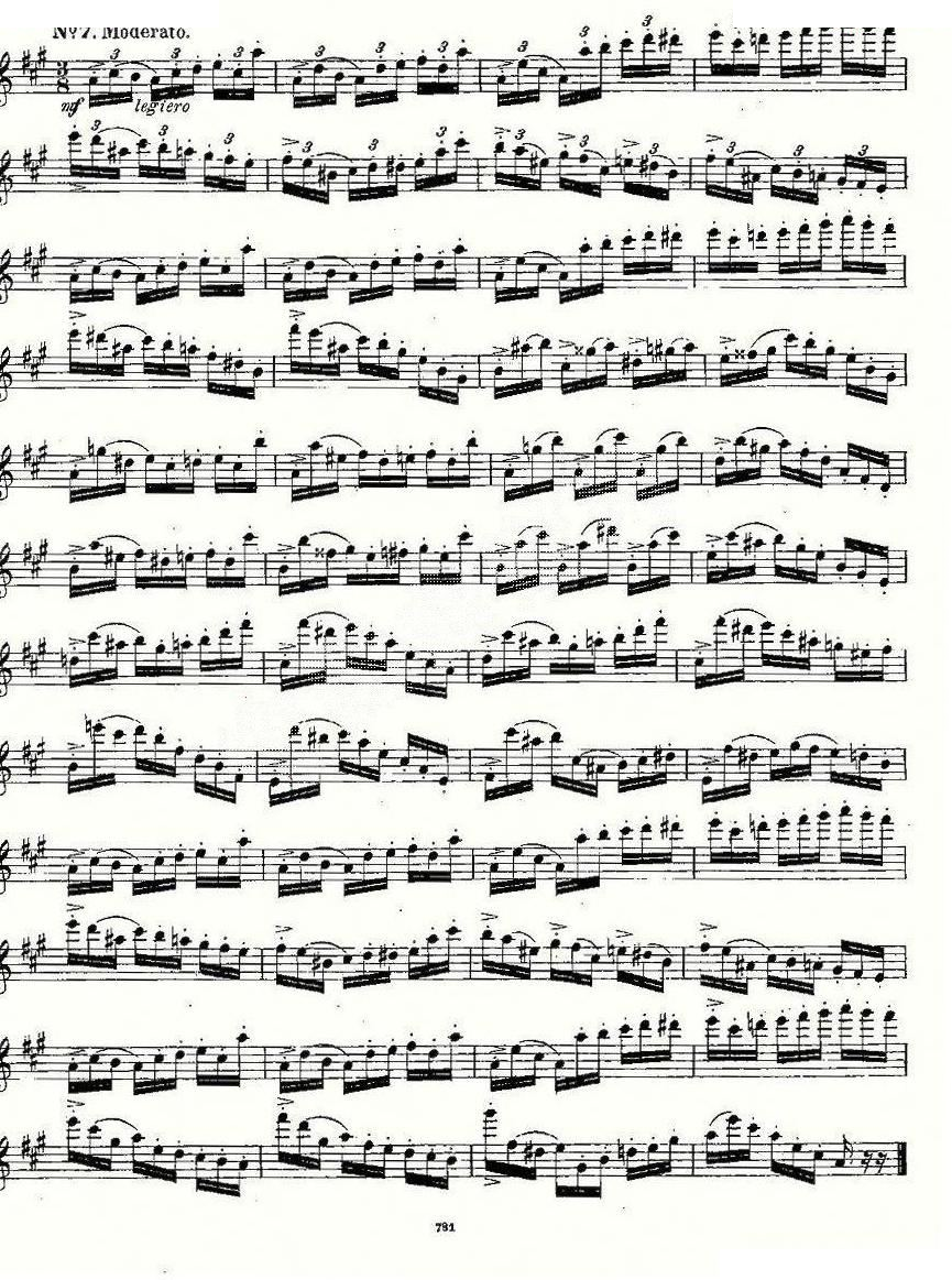 18 kleine Studien.Op.41 笛萧谱
