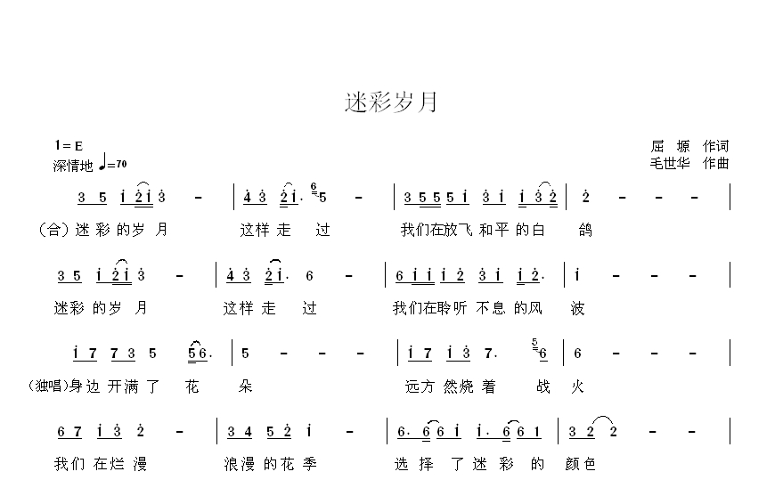 迷彩岁月