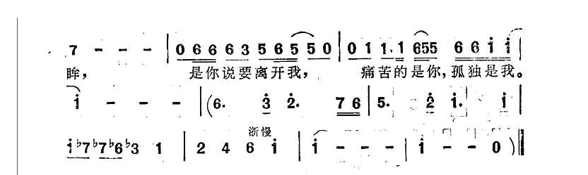 疼苦是你，孤独是我