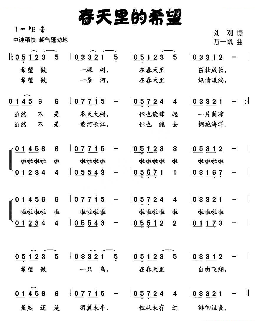 春天里的希望
