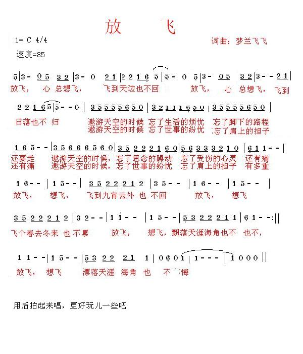 放飞