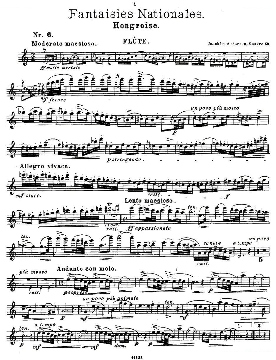 Fantaisies nationales. Op. 59, 6. 