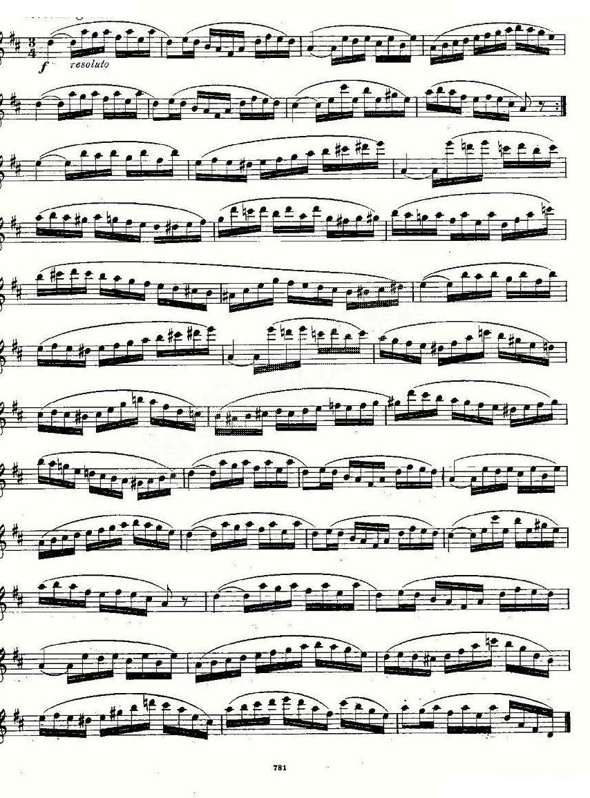 18 kleine Studien.Op.41 笛萧谱