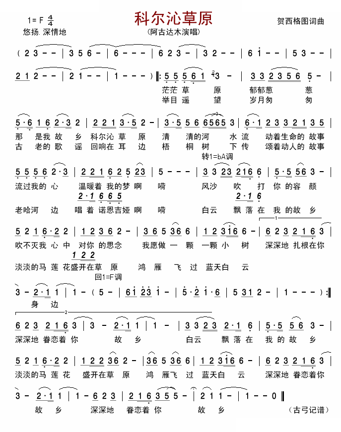 科尔沁草原