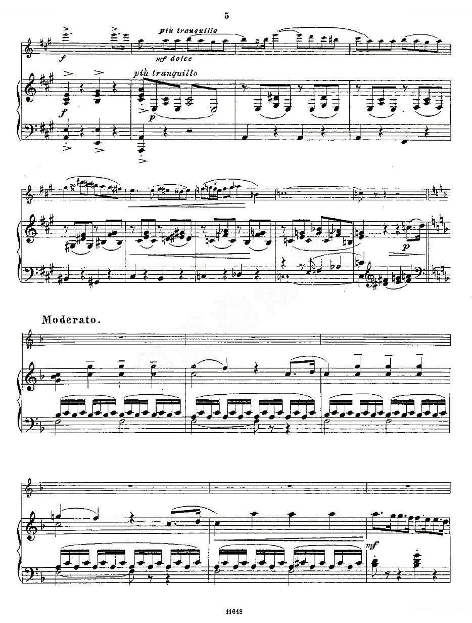 Opern-Transcriptionen.Op.45-3（长笛+钢琴伴奏） 笛萧谱