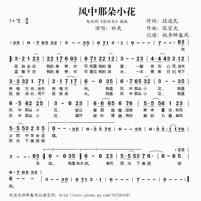 风中那朵小花