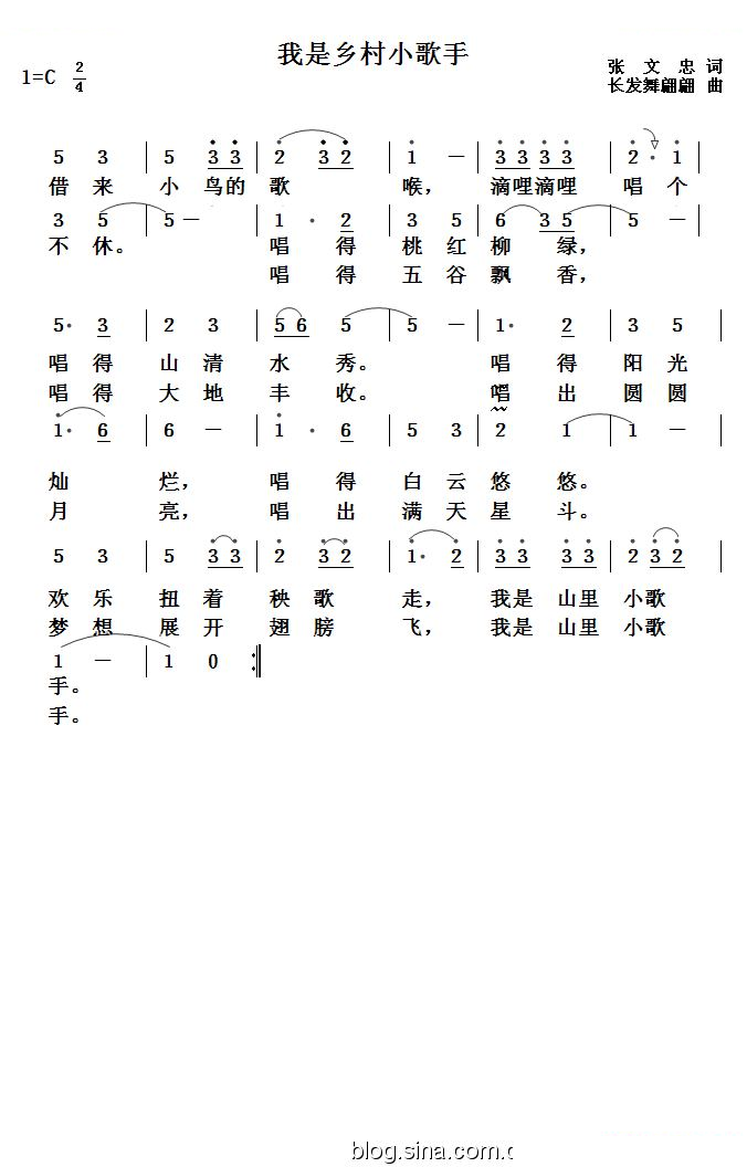 我是乡村小歌手