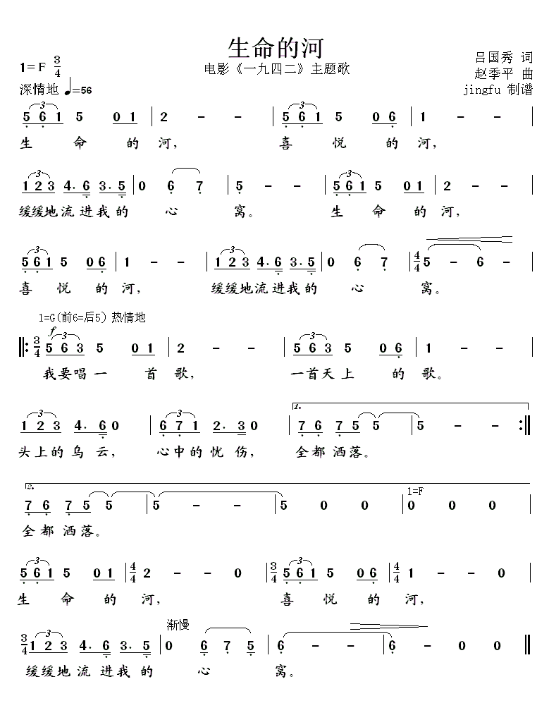 生命的河 