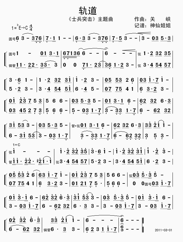 轨道  士兵突击主题曲