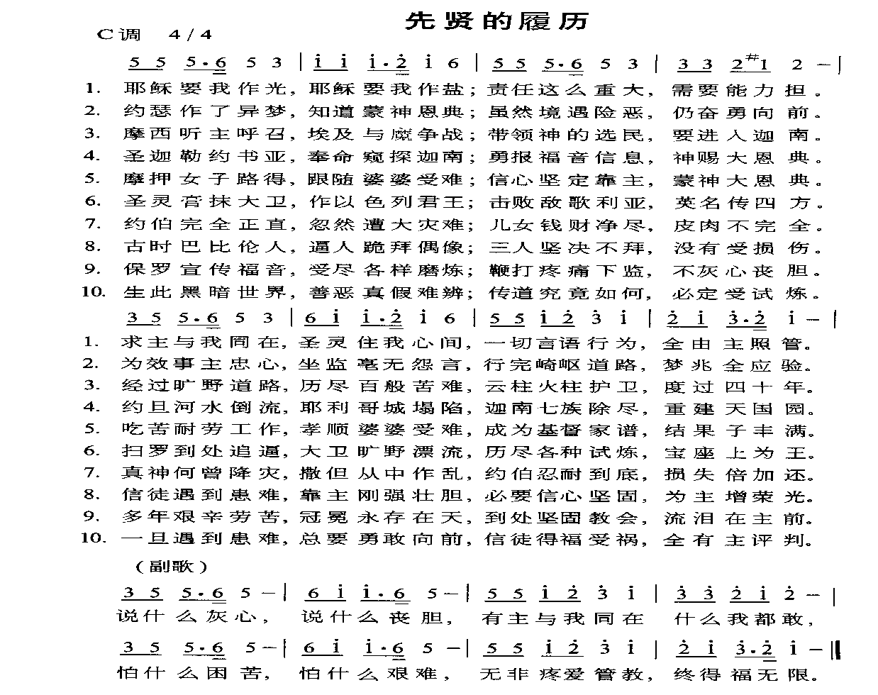 先贤的履历