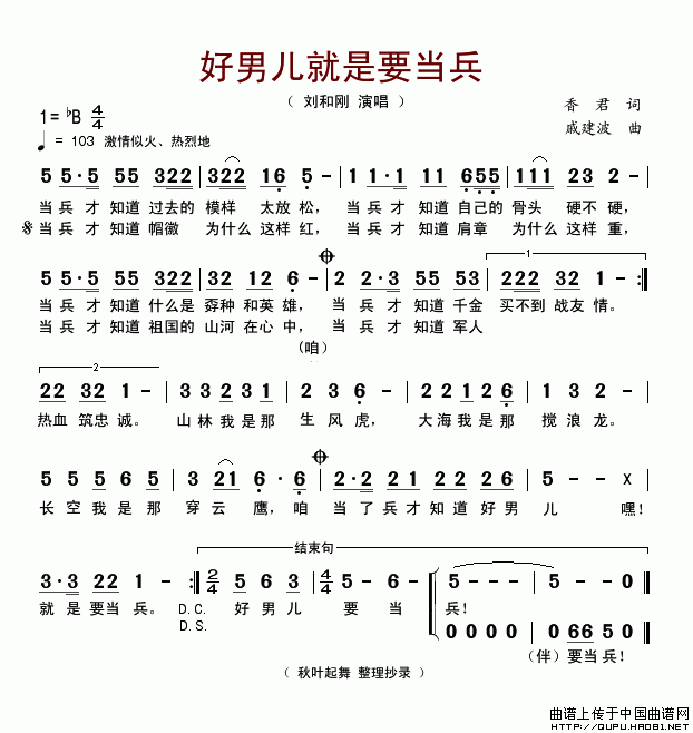 好男儿就是要当兵（1）