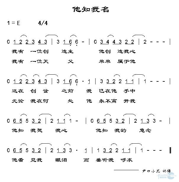 他知我名