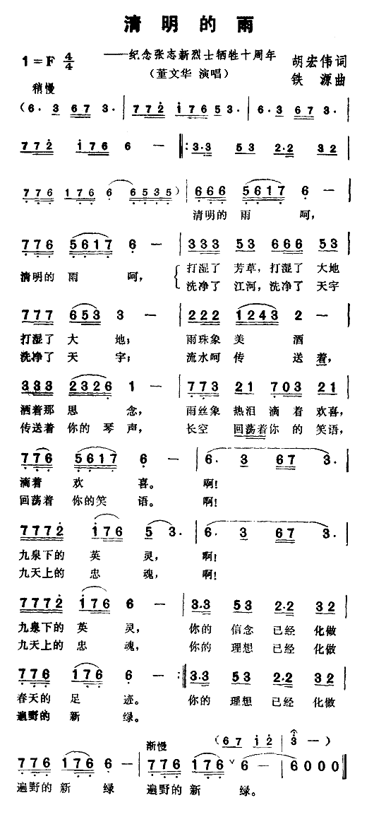 清明的雨