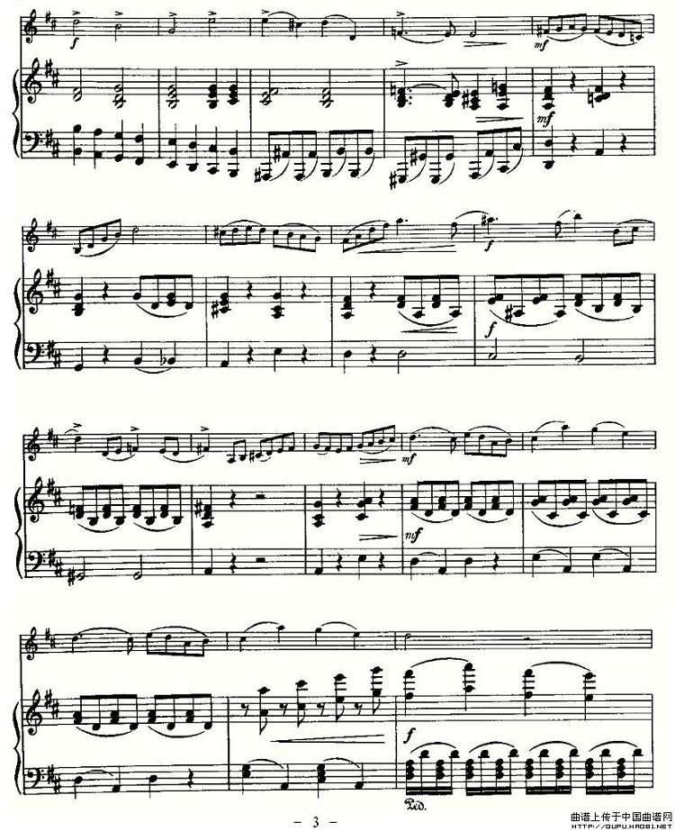 里丁格（Oskar_Rieding）b小调小提琴协奏曲(3)