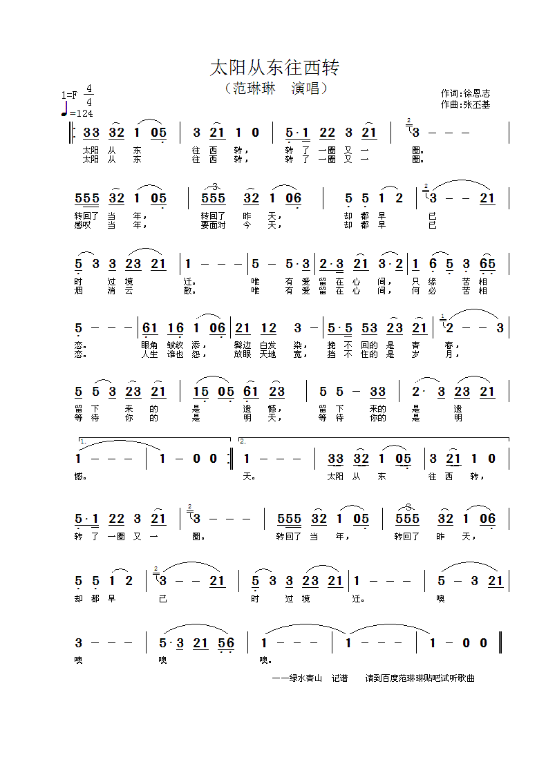 太阳从东往西转