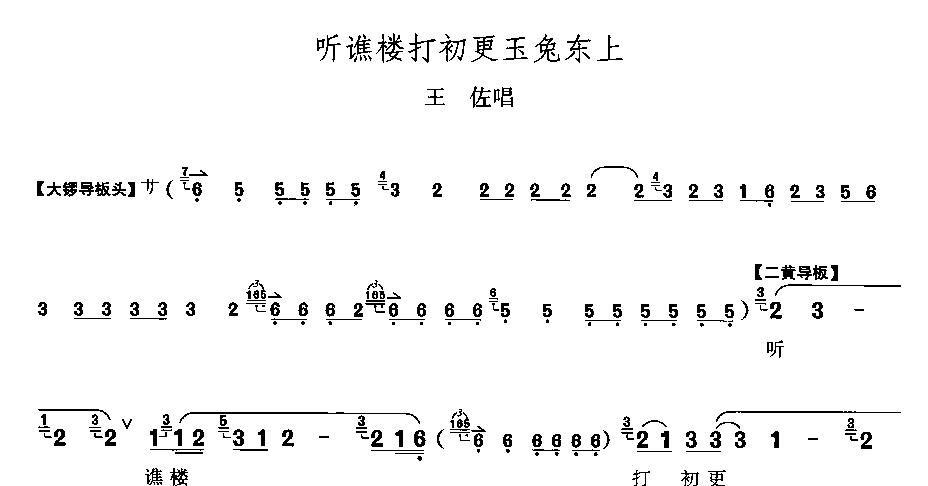 听谯楼处更玉兔东上