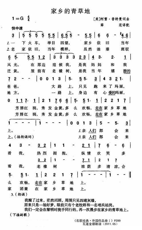 家乡的青草地