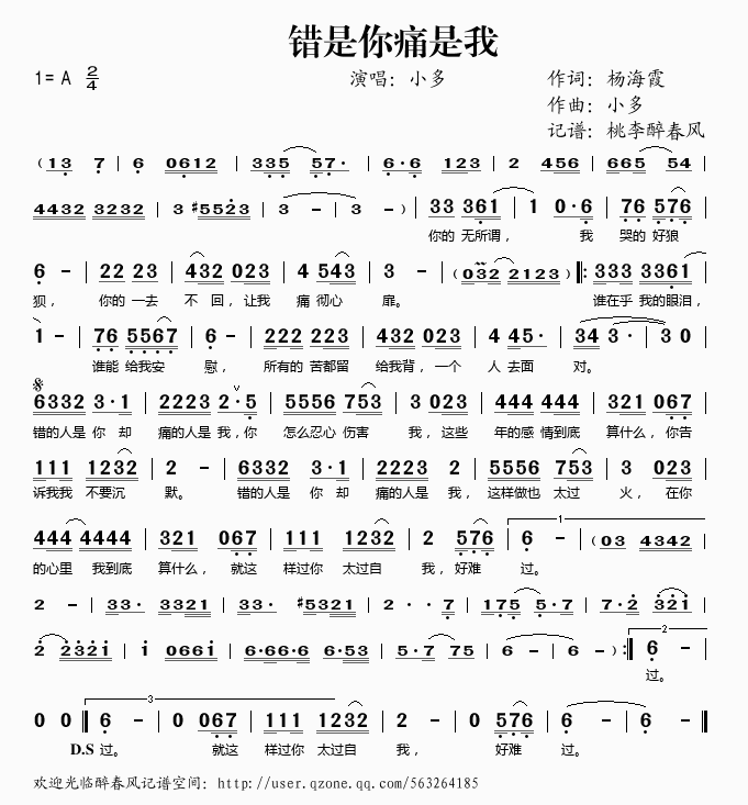 错是你痛是我