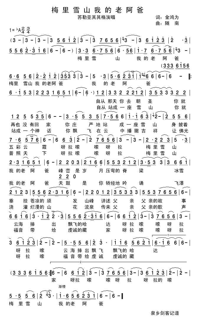 梅里雪山我的老阿爸