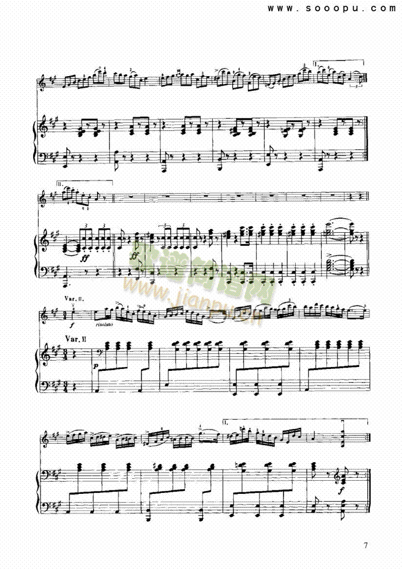 主题与变奏随想曲第3首