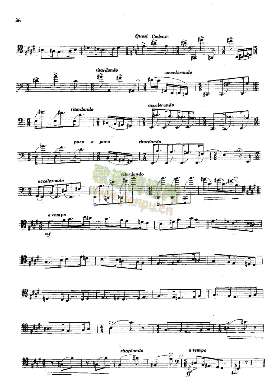 大管高级练习曲[节奏练习]