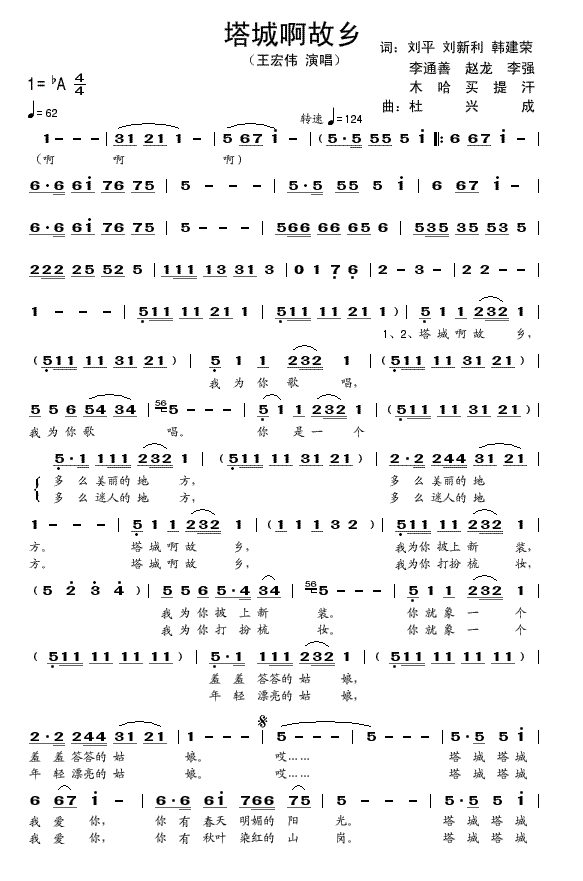 塔城啊故乡