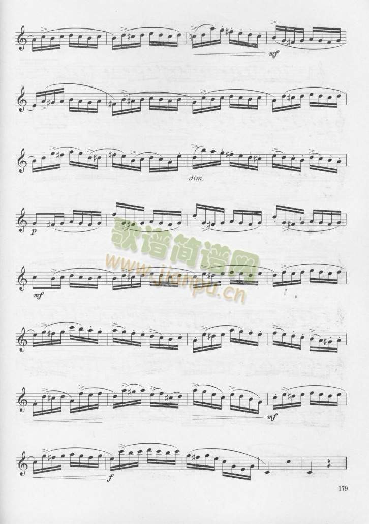 [法]克洛捷练习曲六