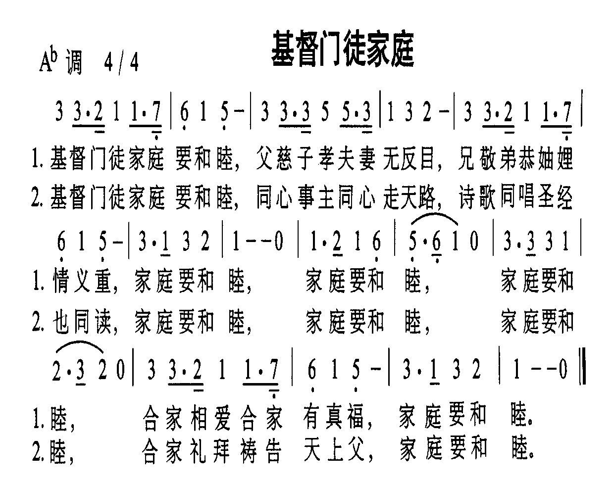 基督门徒家庭