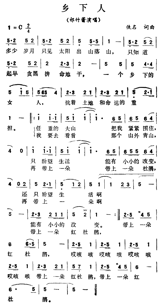 乡下人-祁竹蕾