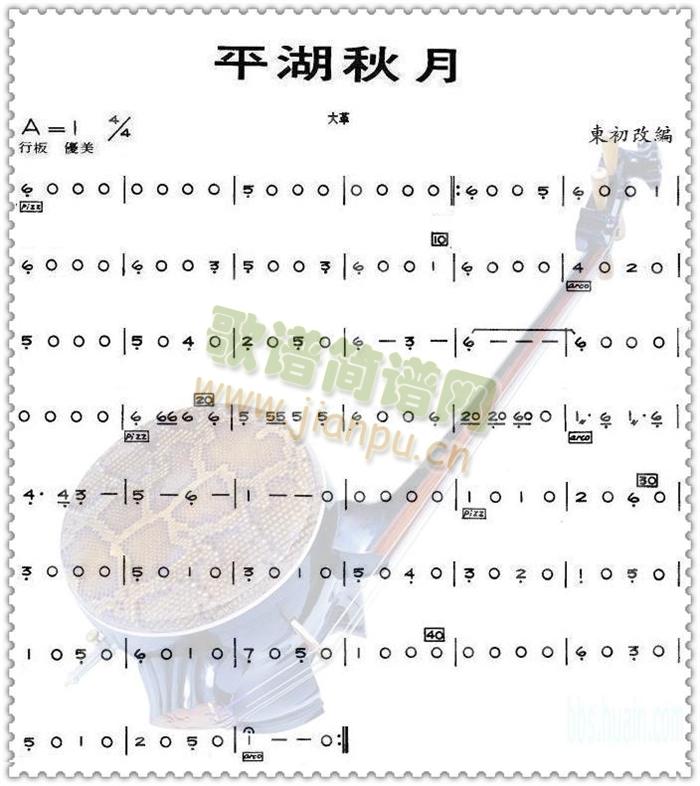 平湖秋月大革胡分谱
