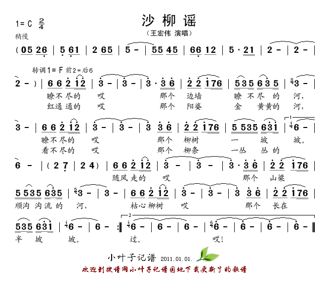 沙柳谣