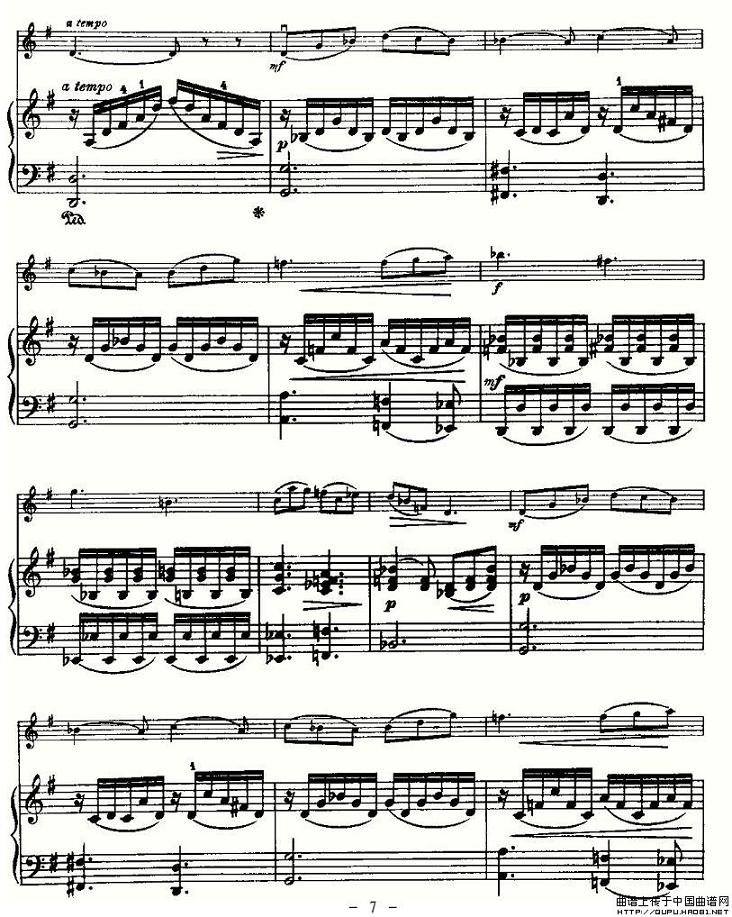 里丁格（Oskar_Rieding）b小调小提琴协奏曲(7)