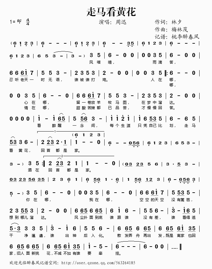 走马看黄花