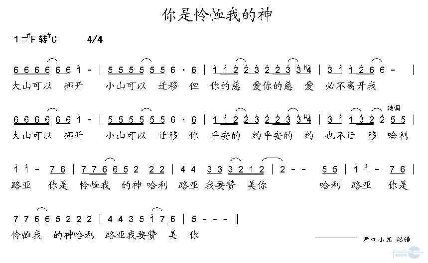 你是怜恤我的神