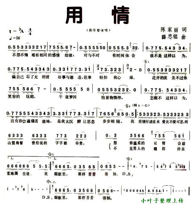 用情