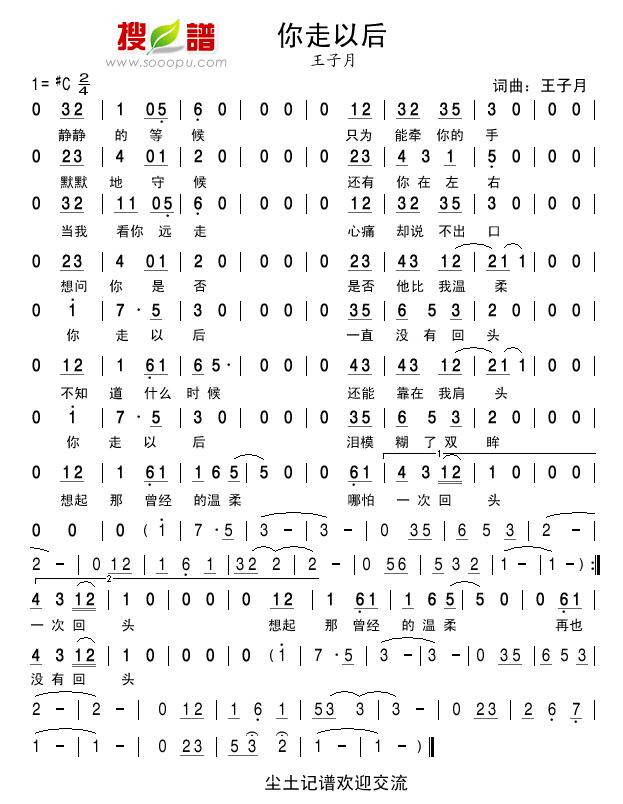 你走以后