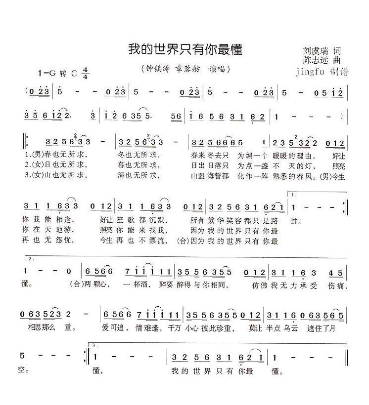 我的世界只有你最懂