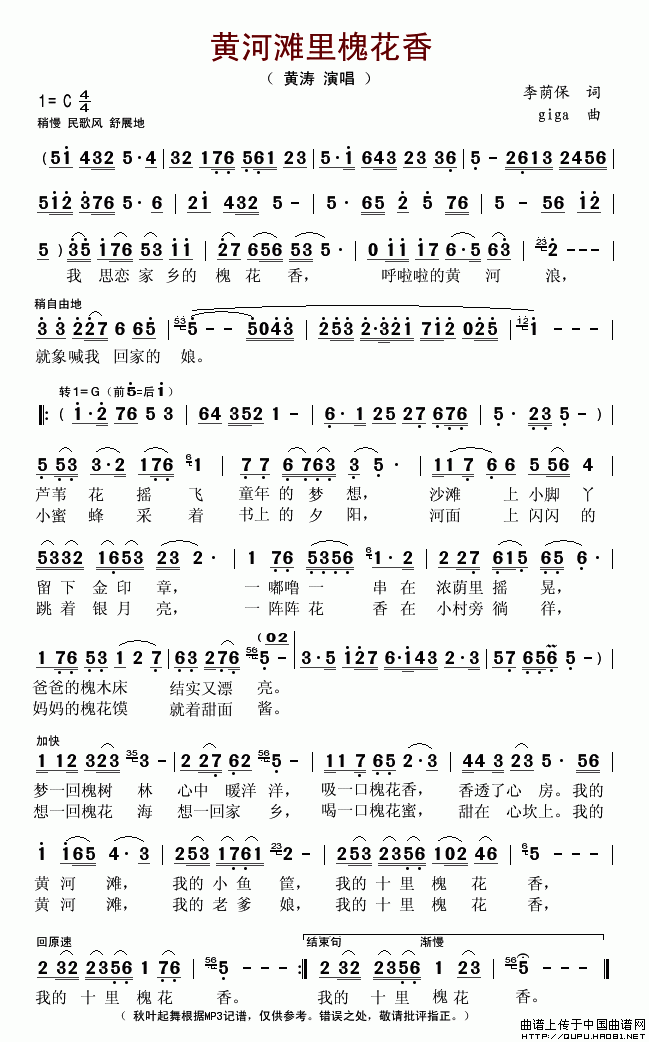 黄河滩里槐花香